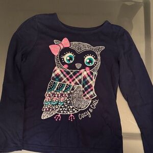 Garanimals Navy Long Sleeve with Owl Design